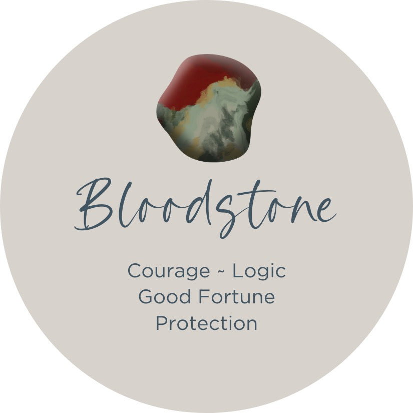 Bloodstone Hexagon Crystal Element