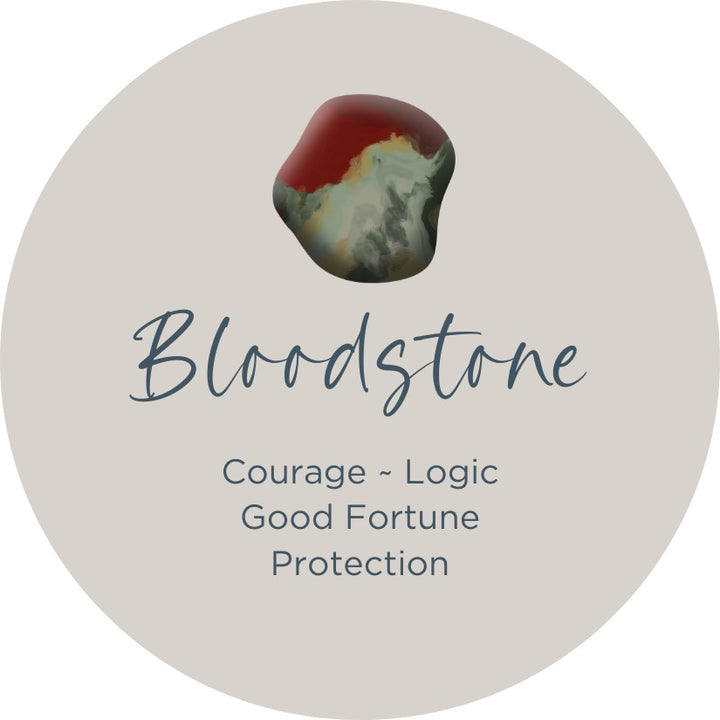 Bloodstone Hexagon Crystal Element