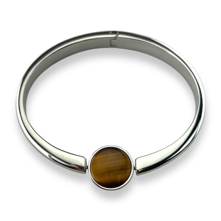 Round Crystal Willow Bangle
