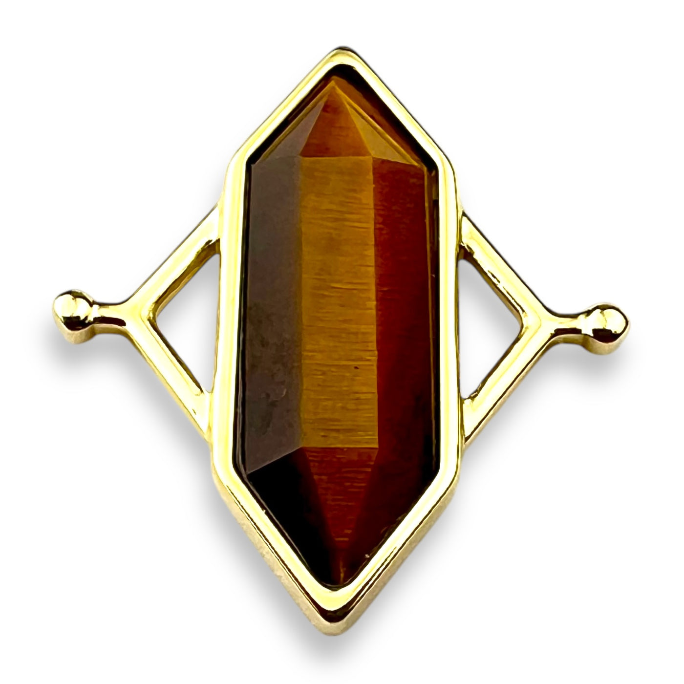 Tiger's Eye TwinPoint™ Crystal Element