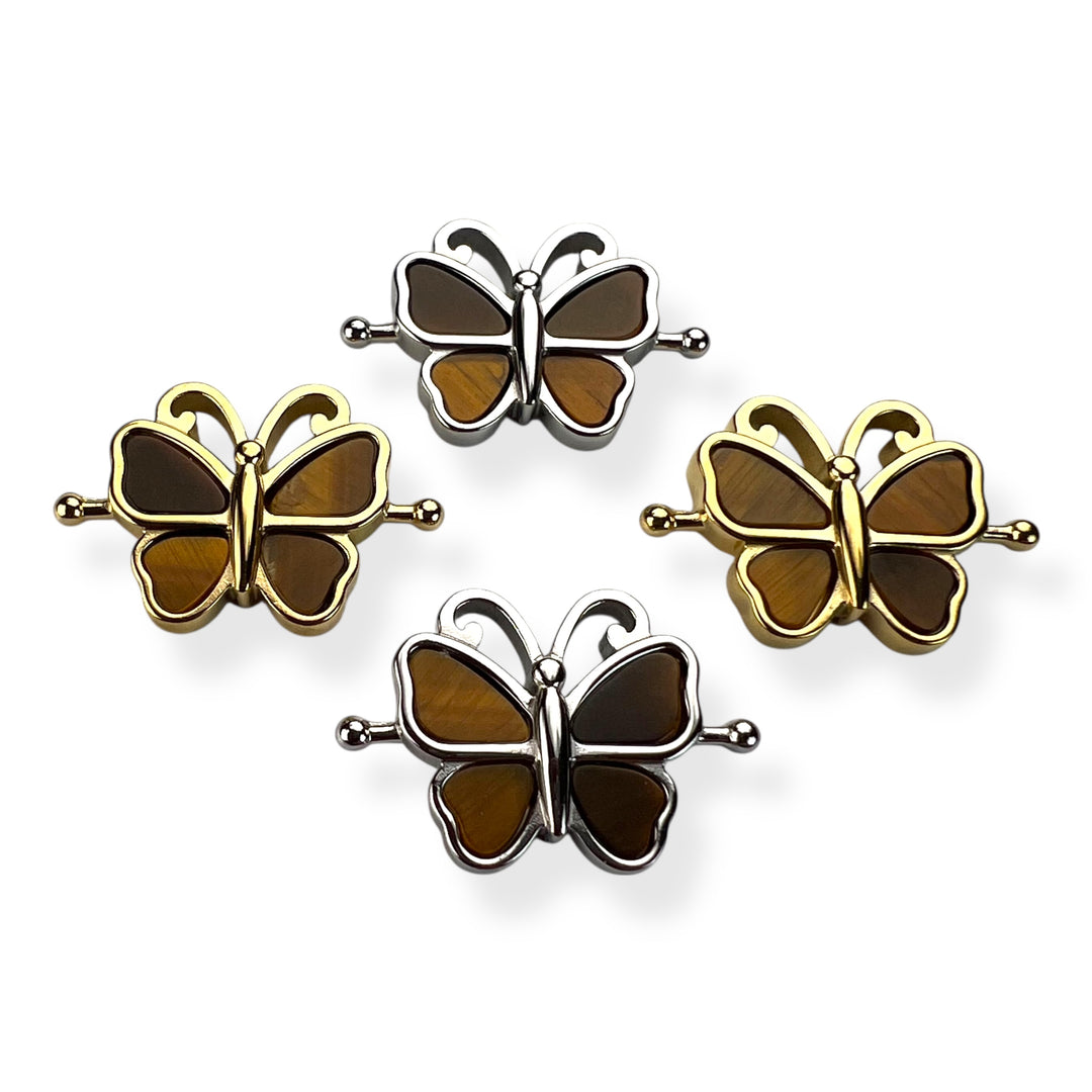 Crystal Butterfly - Tiger's Eye