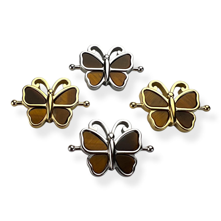 Crystal Butterfly - Tiger's Eye