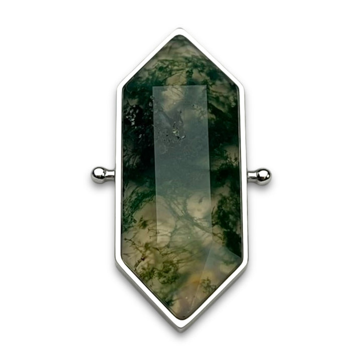 Moss Agate Titan TwinPoint™ Crystal Element - Studio Line