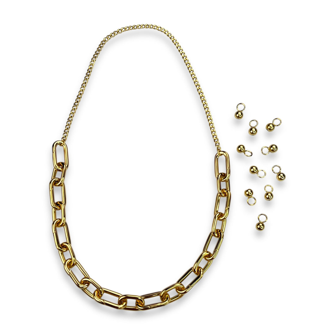 MiraLink™ 16" Curb Duo Necklace