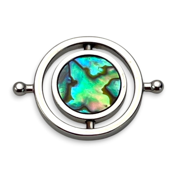 Abalone Shell Round HaloSpin™ Crystal Element