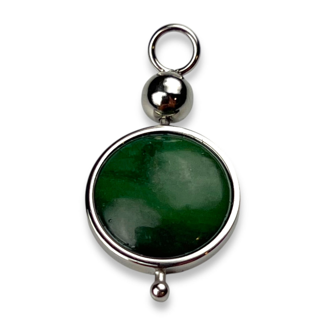 MiraLink™ Round Crystal Charm