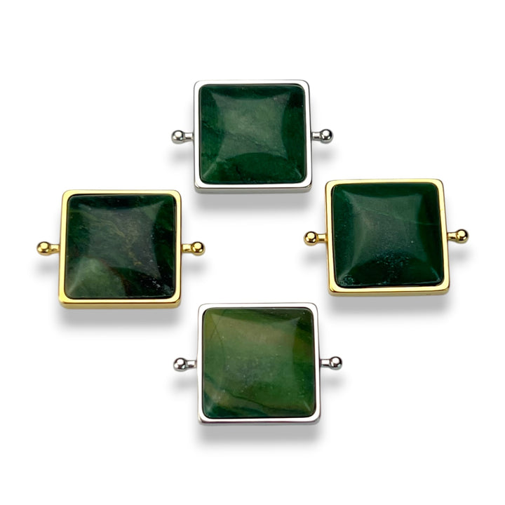 African Jade Cushion Crystal Element