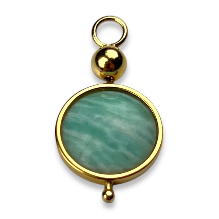 MiraLink™ Round Crystal Charm
