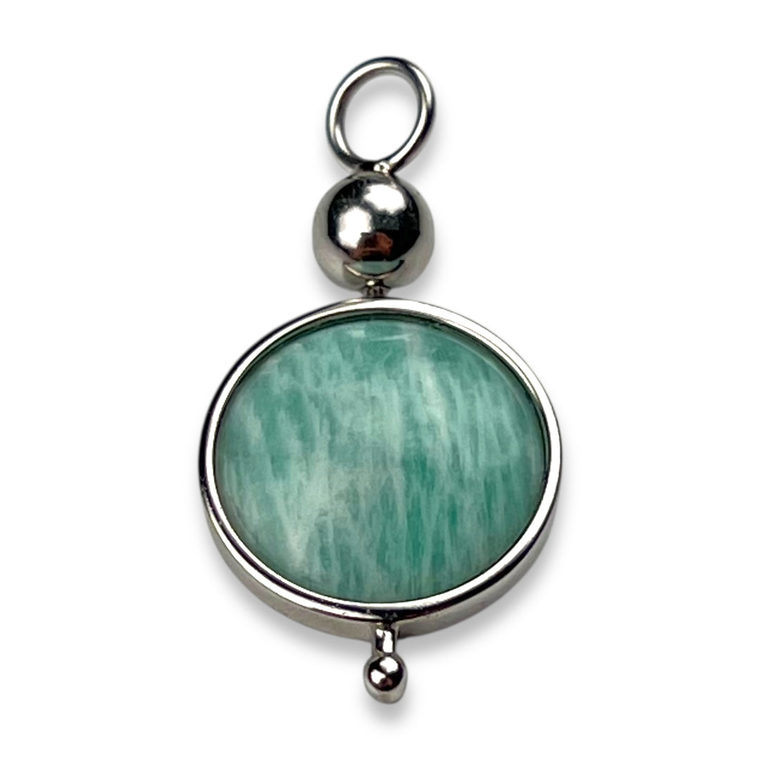 MiraLink™ Round Crystal Charm