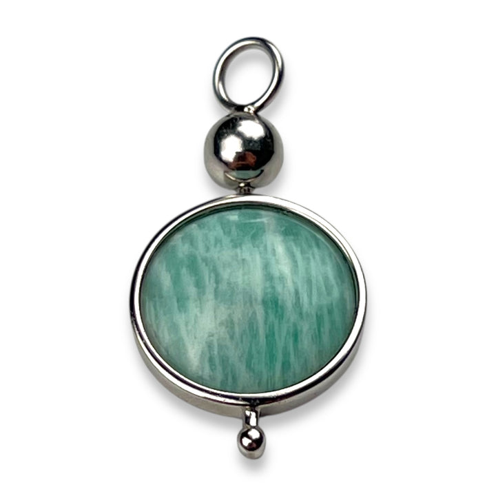 MiraLink™ Round Crystal Charm