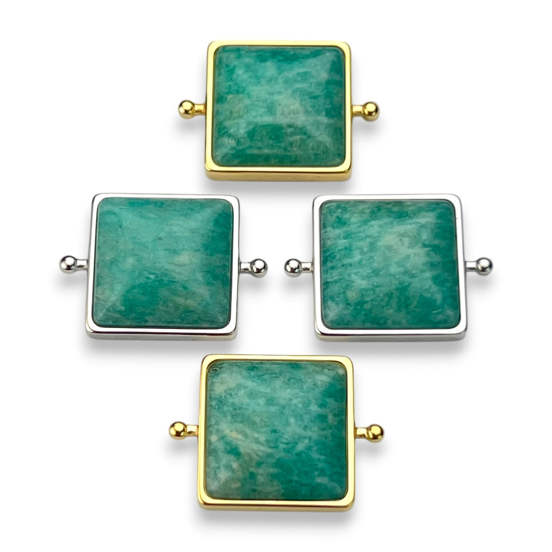 Amazonite Cushion Crystal Element