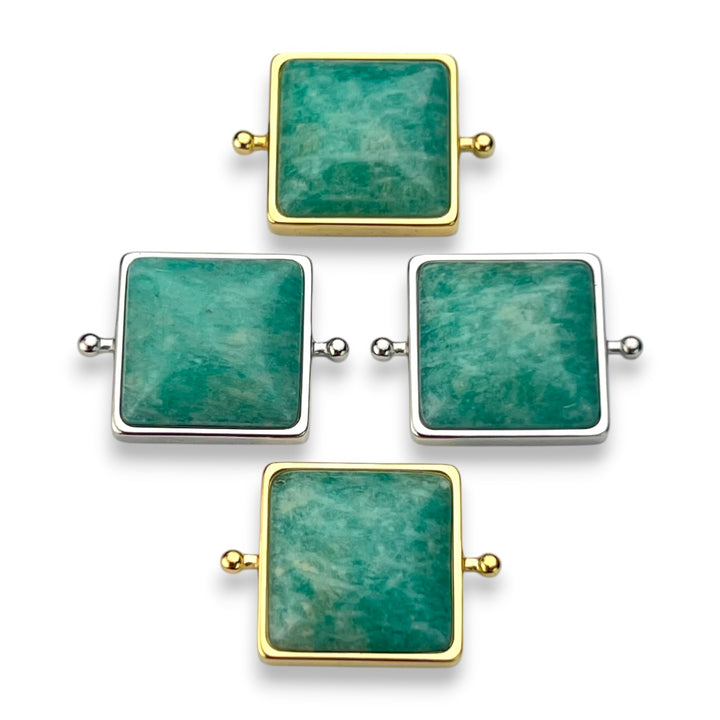 Amazonite Cushion Crystal Element