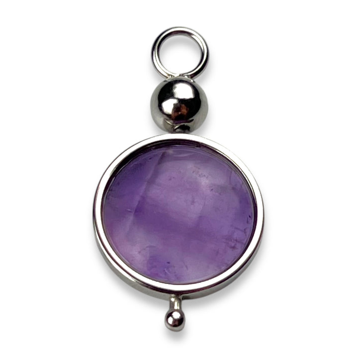 MiraLink™ Round Crystal Charm