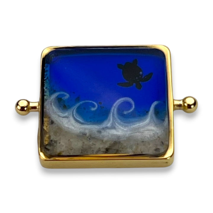 Beneath the Blue Cushion Vessel Element – Sandy Beaches Shop Collab