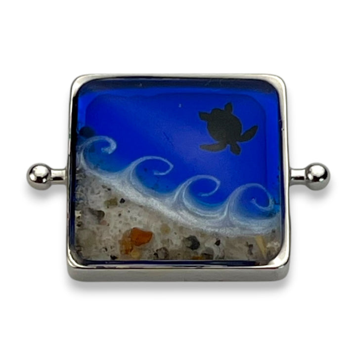 Beneath the Blue Cushion Vessel Element – Sandy Beaches Shop Collab