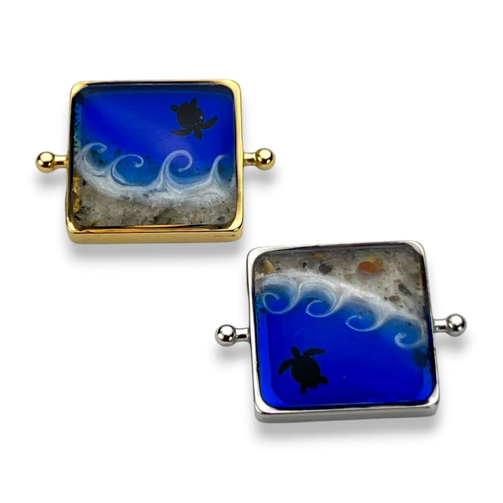Beneath the Blue Cushion Vessel Element – Sandy Beaches Shop Collab