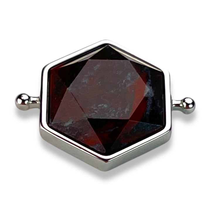Bloodstone Hexagon Crystal Element