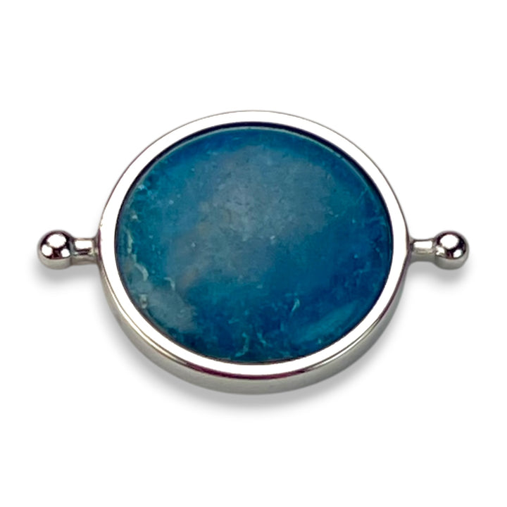 Blue Apatite Round Crystal Element