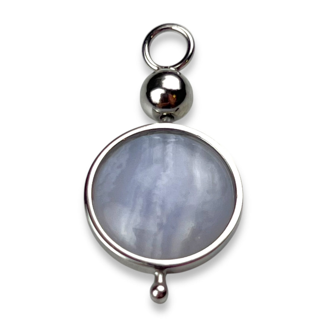 MiraLink™ Round Crystal Charm