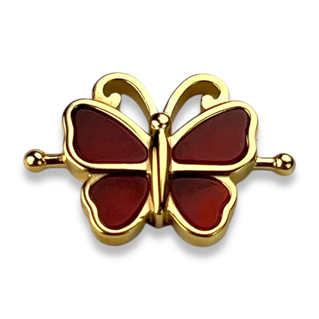 Crystal Butterfly - Carnelian