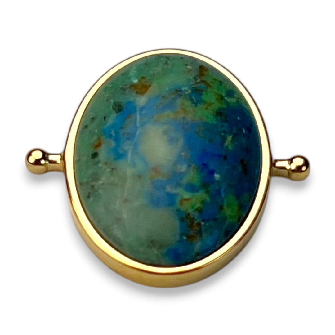 Chrysocolla Oval Crystal Element