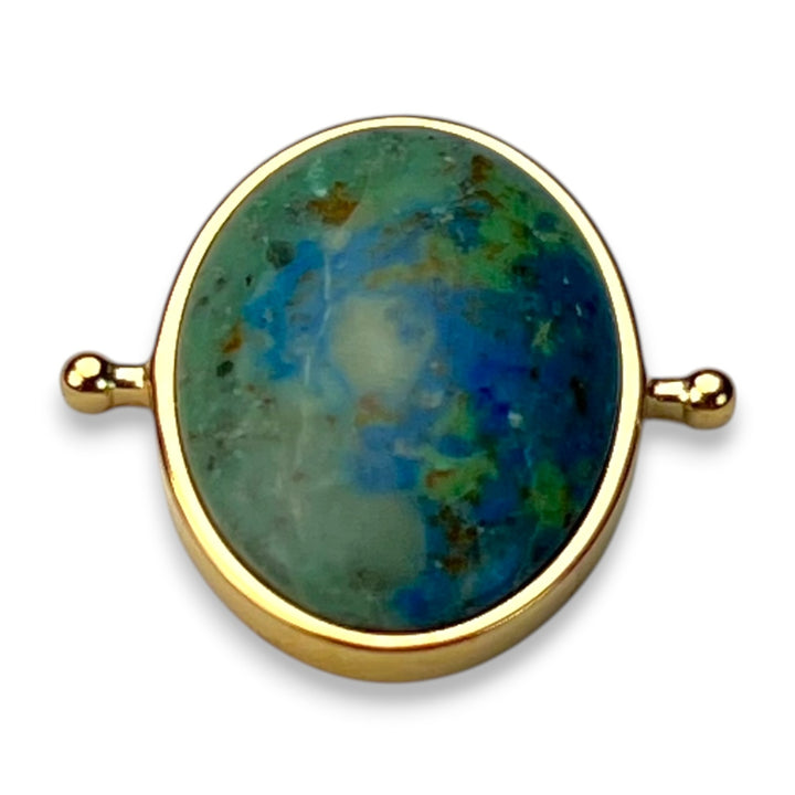 Chrysocolla Oval Crystal Element