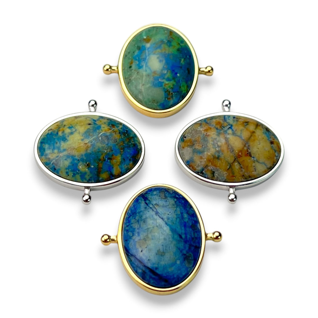 Chrysocolla Oval Crystal Element