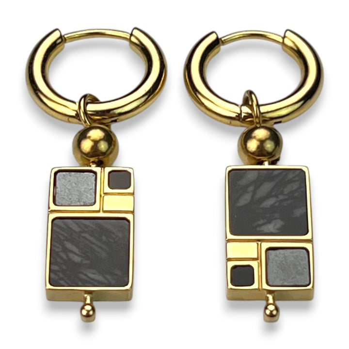 Fibonacci Crystal CrossBar™ Willow Earrings