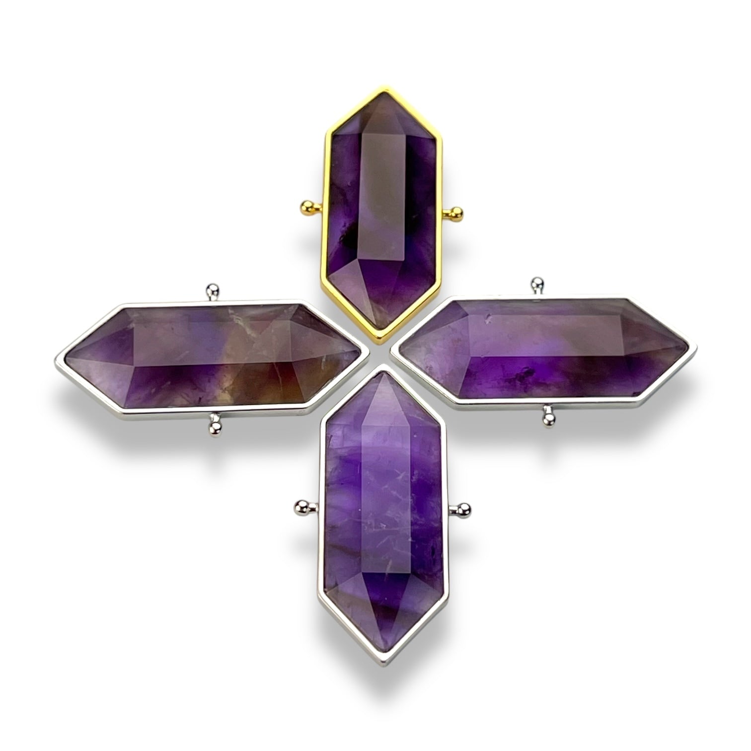 Titan TwinPoint™ Elements – Amethyst & Onyx Crystal Power | CONQUERing