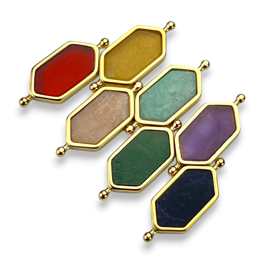 Deluxe HexBar™ Crystal Chakra 7 Element Set