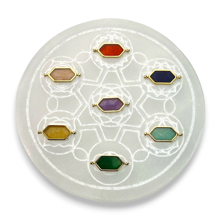 Deluxe HexBar™ Crystal Chakra 7 Element Set