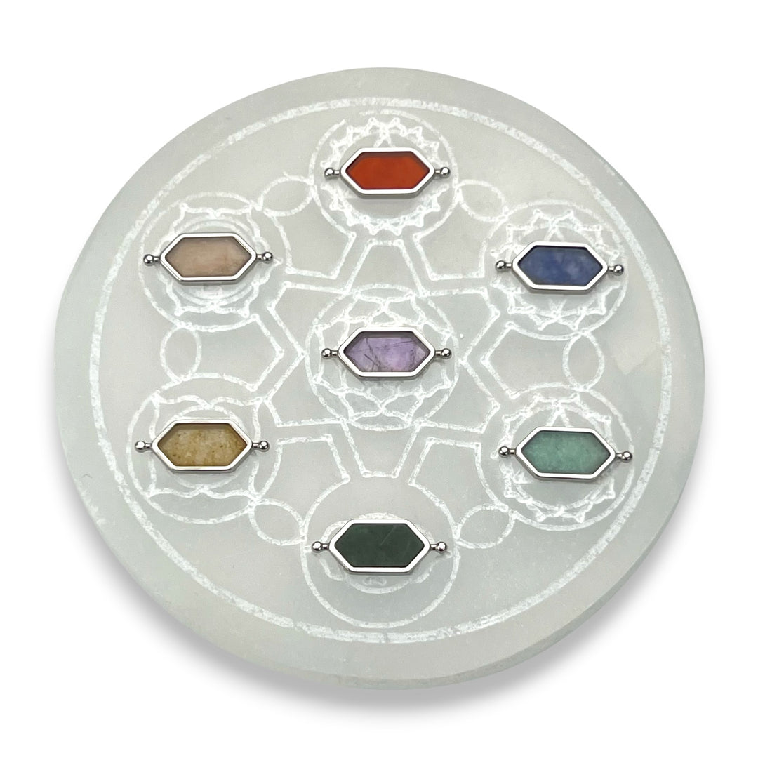 Deluxe HexBar™ Crystal Chakra 7 Element Set