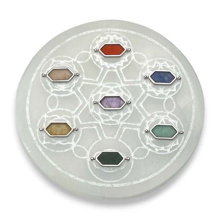 Deluxe HexBar™ Crystal Chakra 7 Element Set