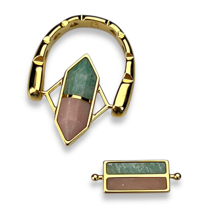 Love & Affection SoulStack™ 2 Element Set CrownCut™ Fidget Ring Set