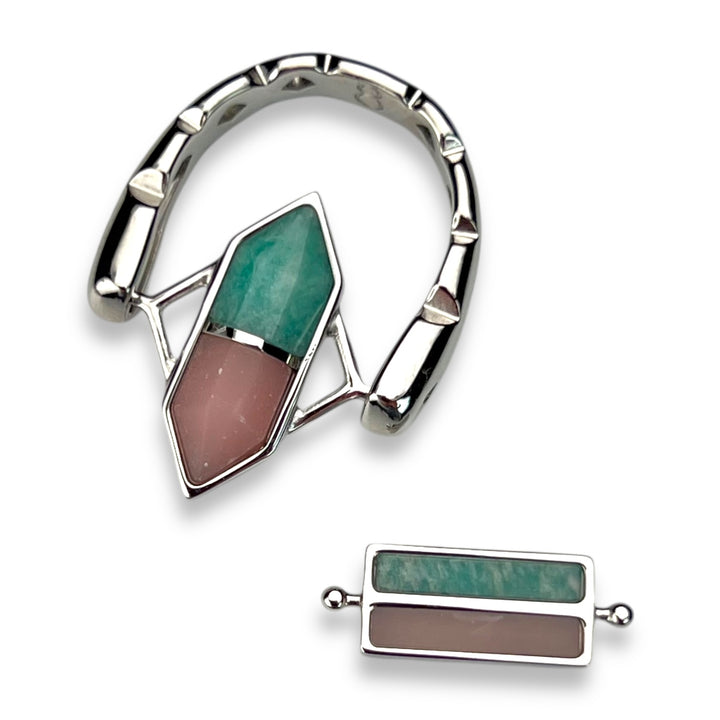 Love & Affection SoulStack™ 2 Element Set CrownCut™ Fidget Ring Set