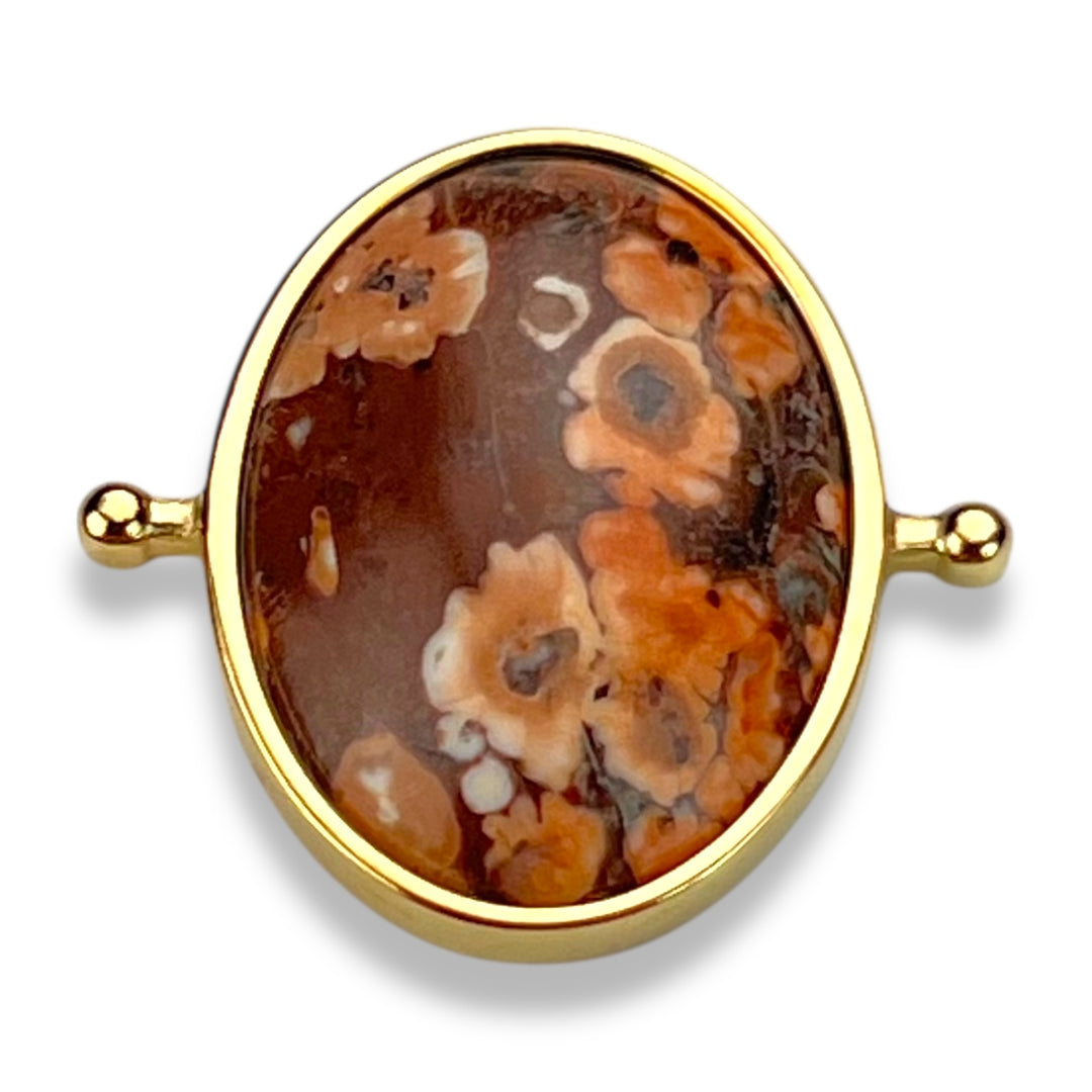 Mexican Bird’s Eye Jasper Oval