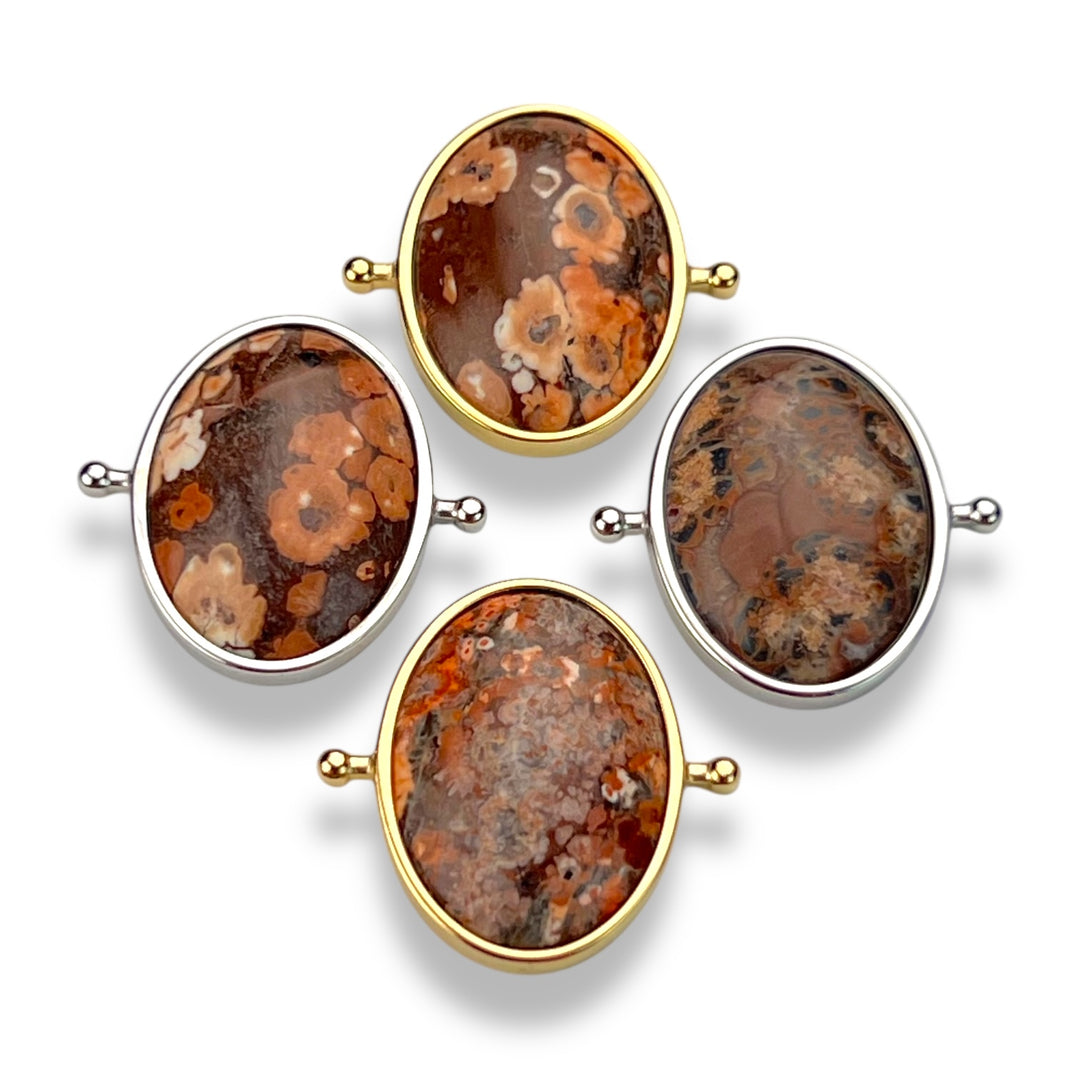 Mexican Bird’s Eye Jasper Oval