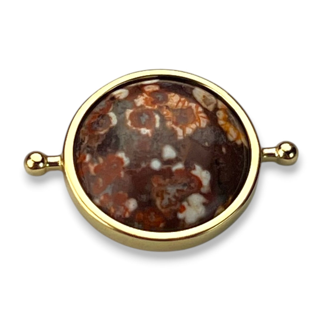 Mexican Bird's Eye Jasper Round Crystal Element