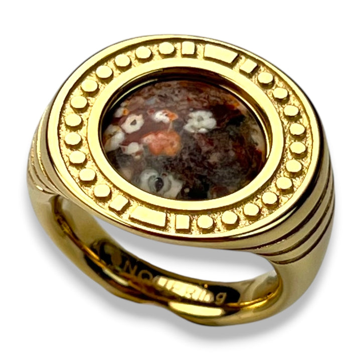 Round Crystal Signet Ring – Studio Line