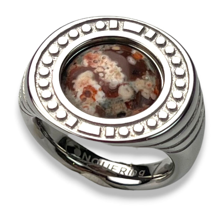 Round Crystal Signet Ring – Studio Line