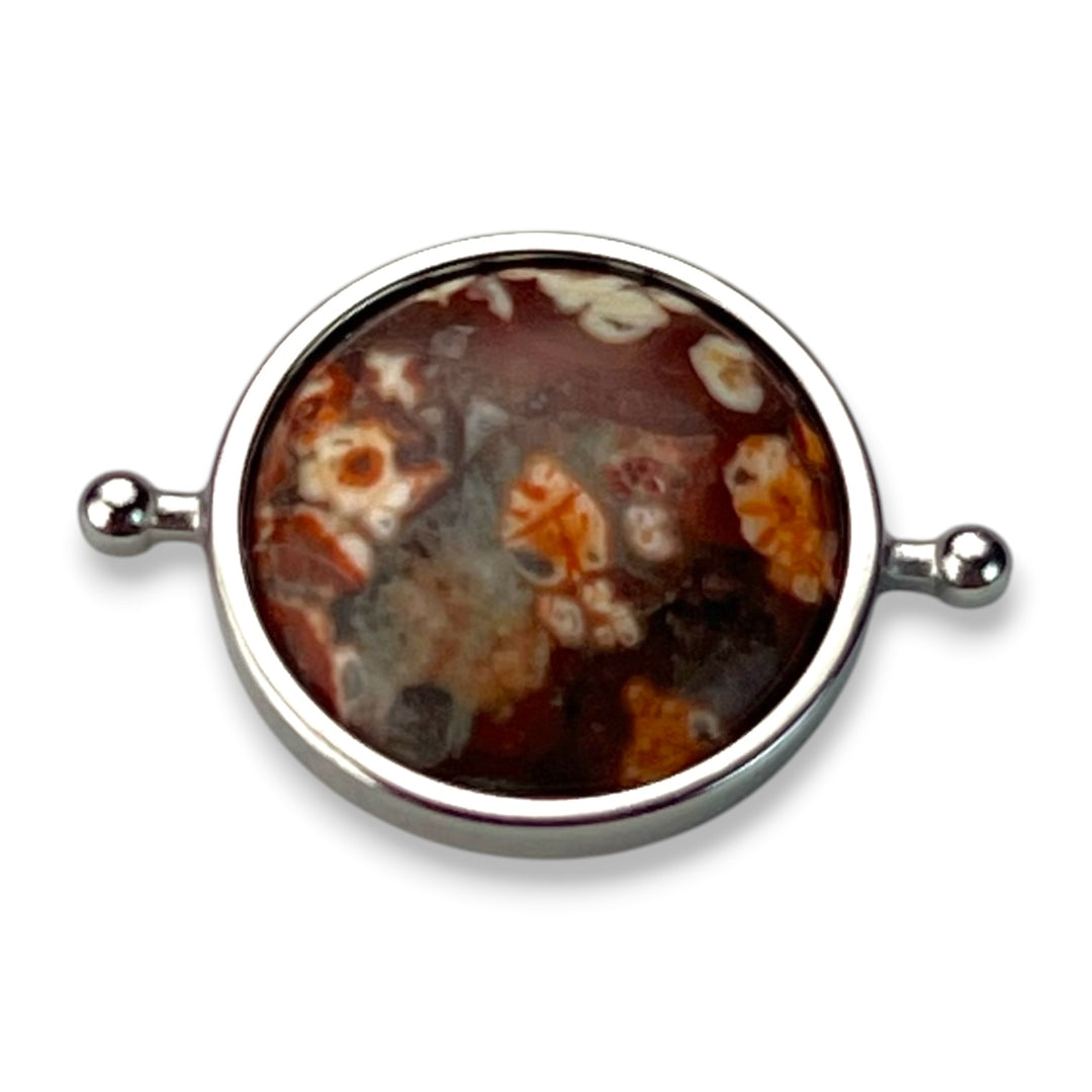Mexican Bird's Eye Jasper Round Crystal Element