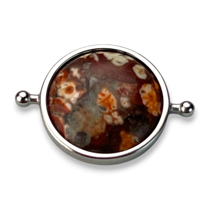Mexican Bird's Eye Jasper Round Crystal Element