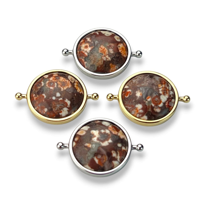 Mexican Bird's Eye Jasper Round Crystal Element