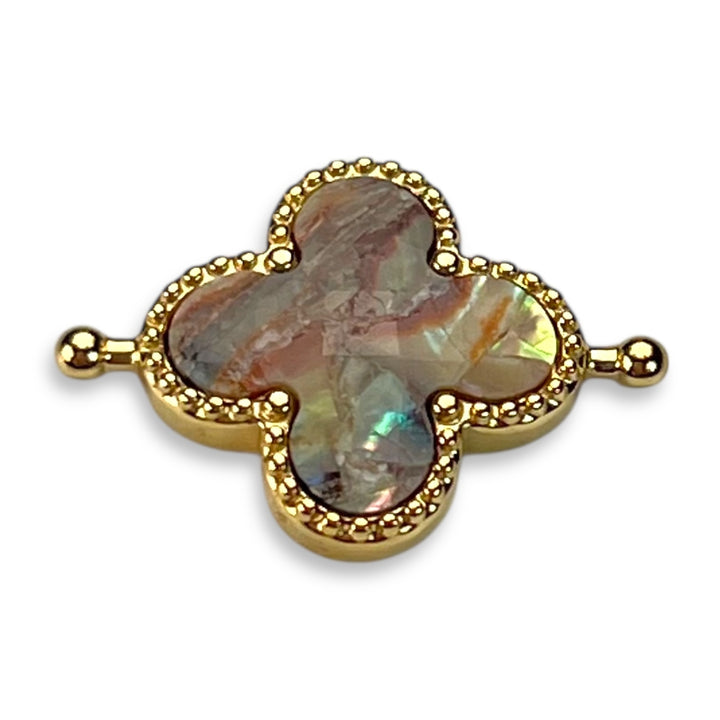 "Mona Lisa" Mosaic Stone Quatrefoil Element