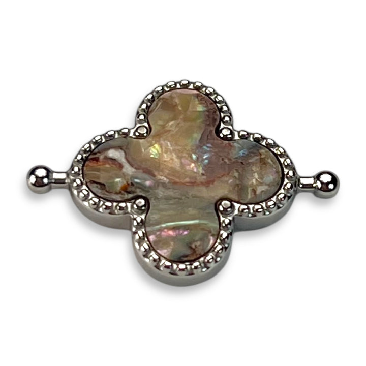 "Mona Lisa" Mosaic Stone Quatrefoil Element