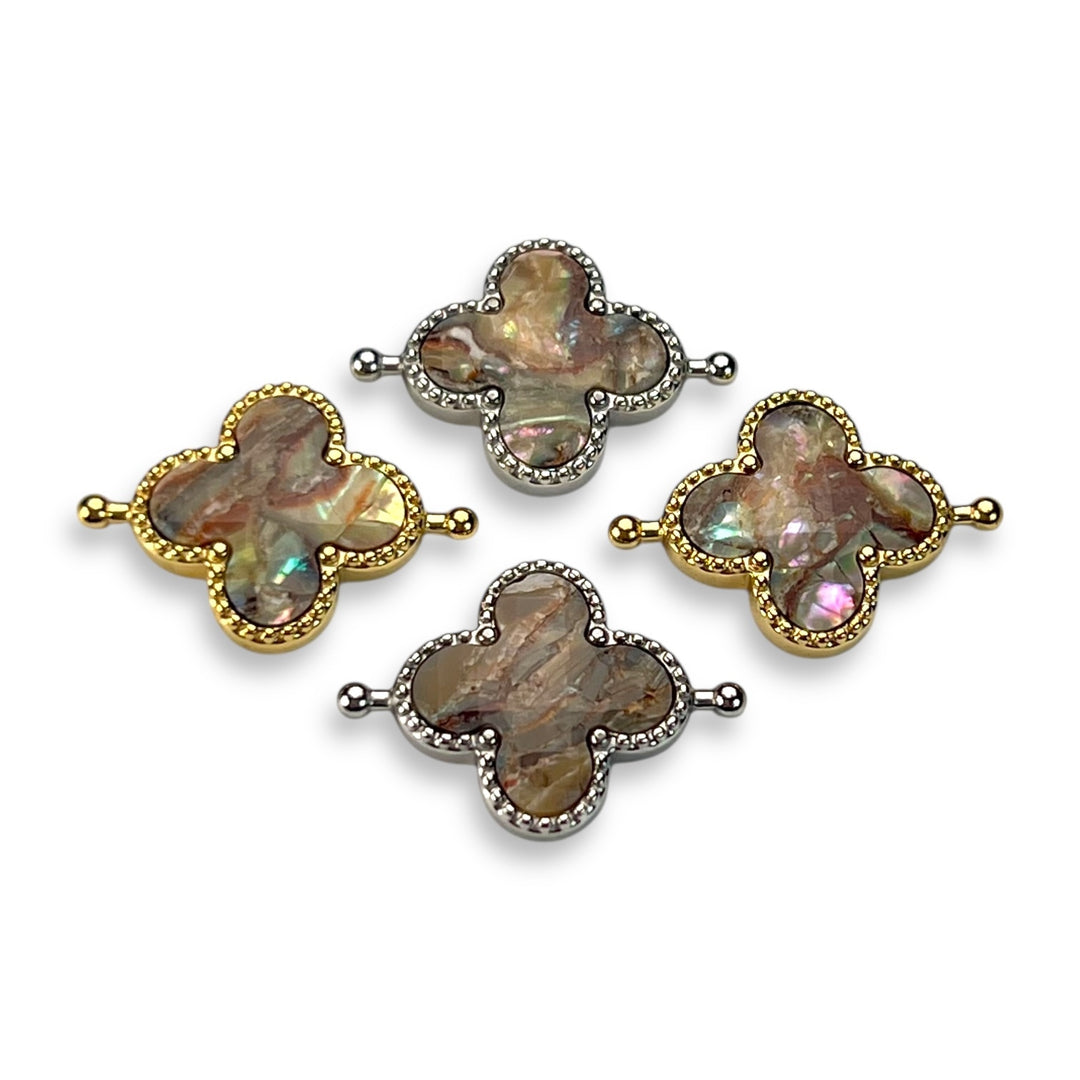 "Mona Lisa" Mosaic Stone Quatrefoil Element