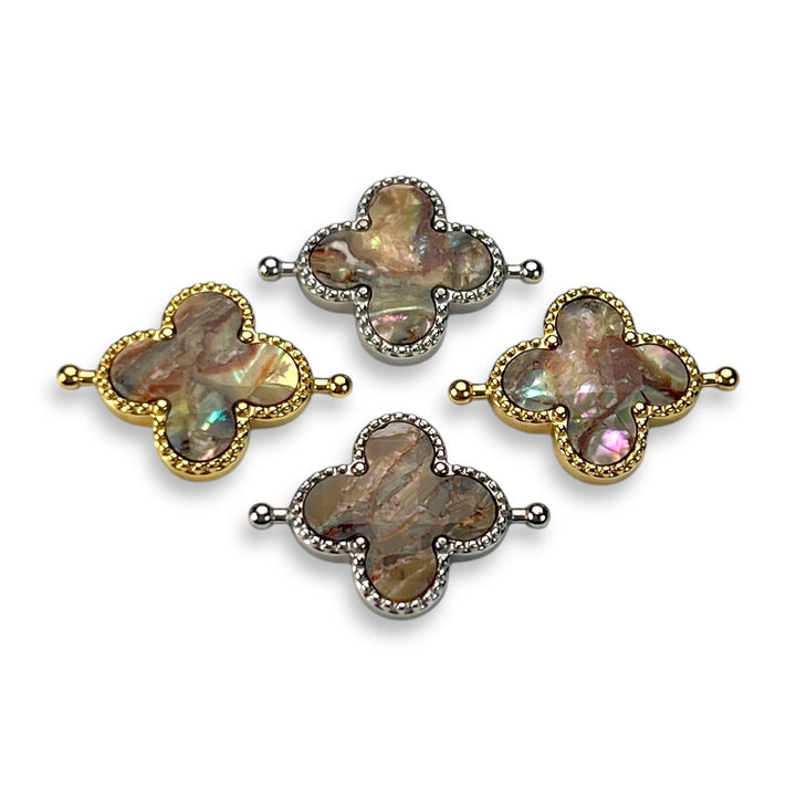 "Mona Lisa" Mosaic Stone Quatrefoil Element