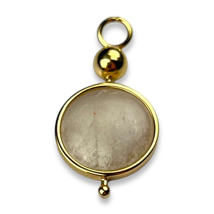 MiraLink™ Round Crystal Charm