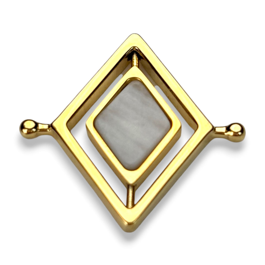 Moonstone Diamond HaloSpin™ Crystal Element