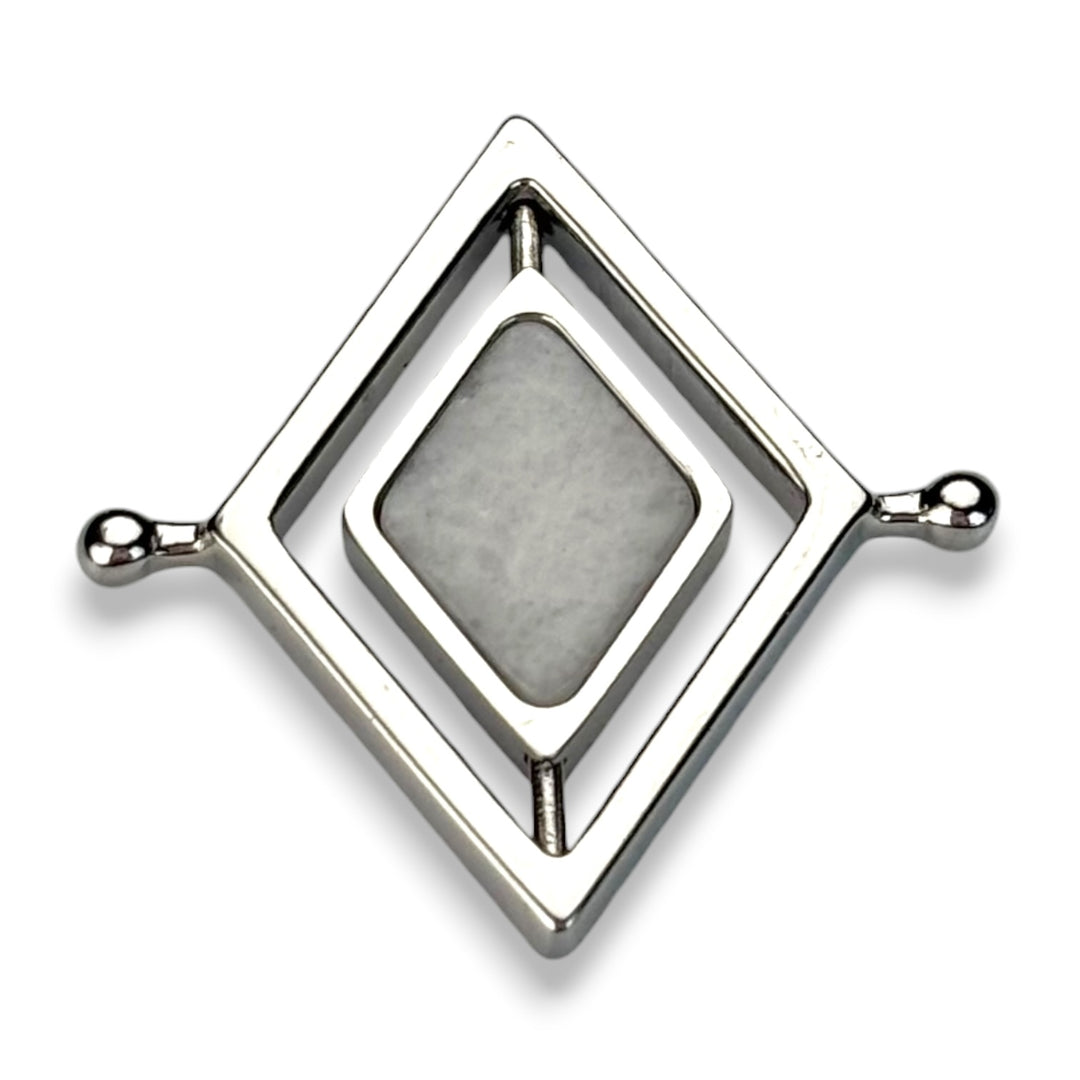Moonstone Diamond HaloSpin™ Crystal Element